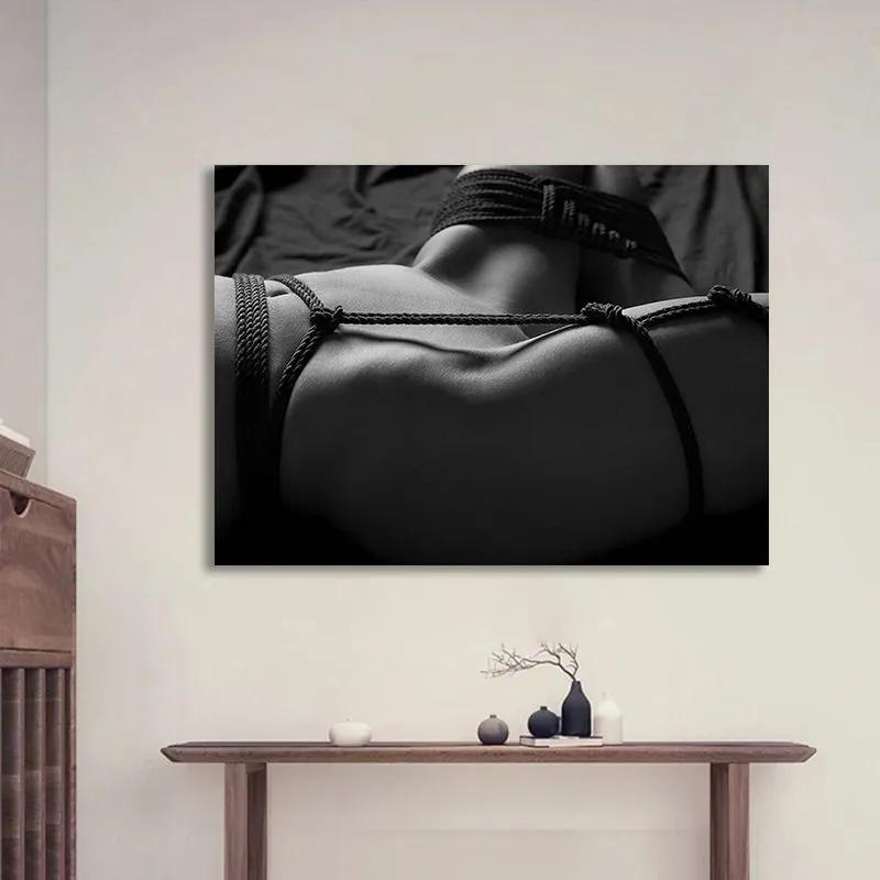 20x30cm Metal Poster Erotica Nude Sex BDSM Shibari Art