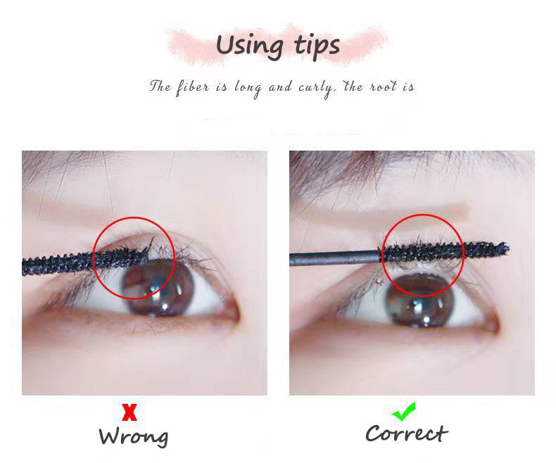 Korean Cosmetics Black Mascara Lengthen Lashes Extra Volume Waterproof Natural Eyelashes Female Professional Makeup Full Size