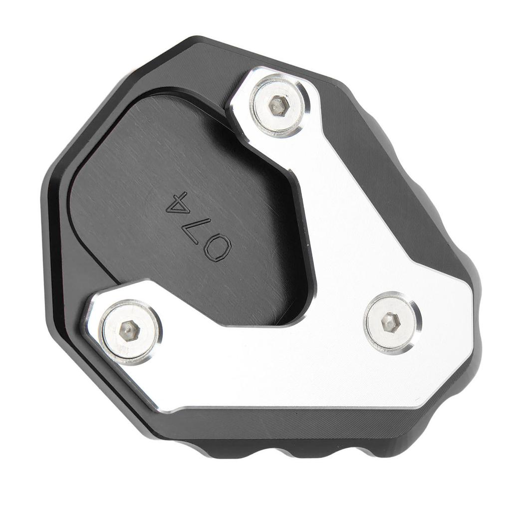 Motorcycle Kickstand Enlarger Aluminium Alloy Side Stand Extension Plate Pad Replacement for CB500X 2019+(Black )