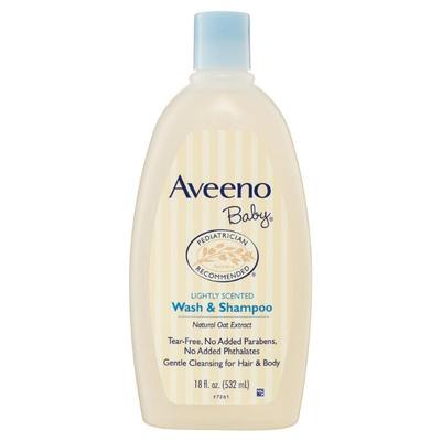 Aveeno Baby Codzienny Nawilżający Płyn do Mycia i Szampon z Delikatnym Zapachem 532 ml
