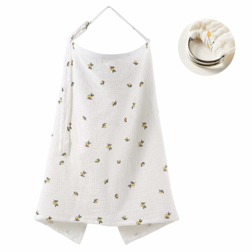 Cotton Breastfeeding Nursing Cover Breathable Baby Stroller Blanket  Mother Outing