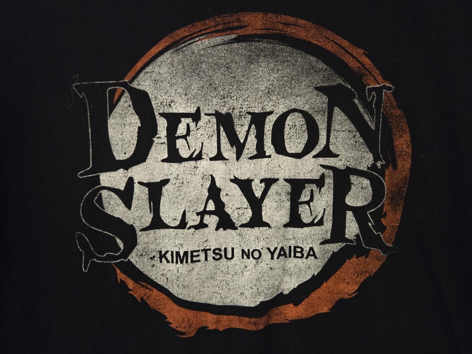 Demon Slayer Mens Size XL Black Anime Extra Large Unisex T-Shirt XXXXL
