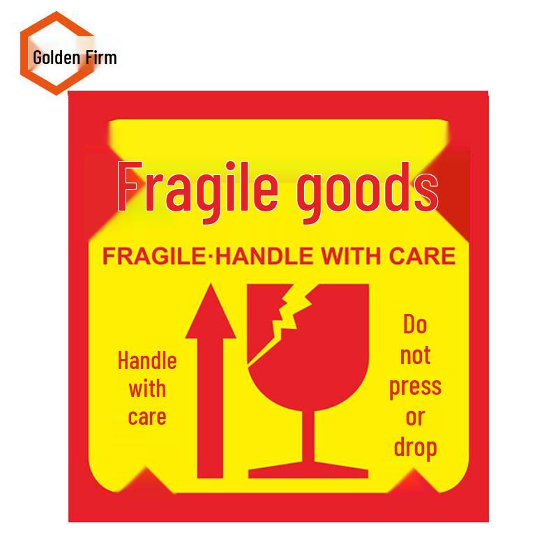 Self-Adhesive Fragile Warning Labels