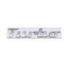 New TURBO Car Rear Emblem Suitable for Turbocharged Performance Modification Badge, 3D Metal Separate Letter TURBO Trunk Sticker