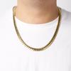 Punk 925 Sterling Silver 6mm Embossed Flat Snake Chain Necklace Gold/Silver Chain Men Women Fashion Jewelry
