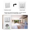 EU Standard 120 Tuya Wireless Two-Way Alexa Wall Switch