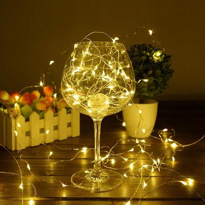 LED String Lights Copper Wire Holiday Lighting Fairy Garland For Christmas Tree Wedding Party Decoration Merry Christmas Navidad