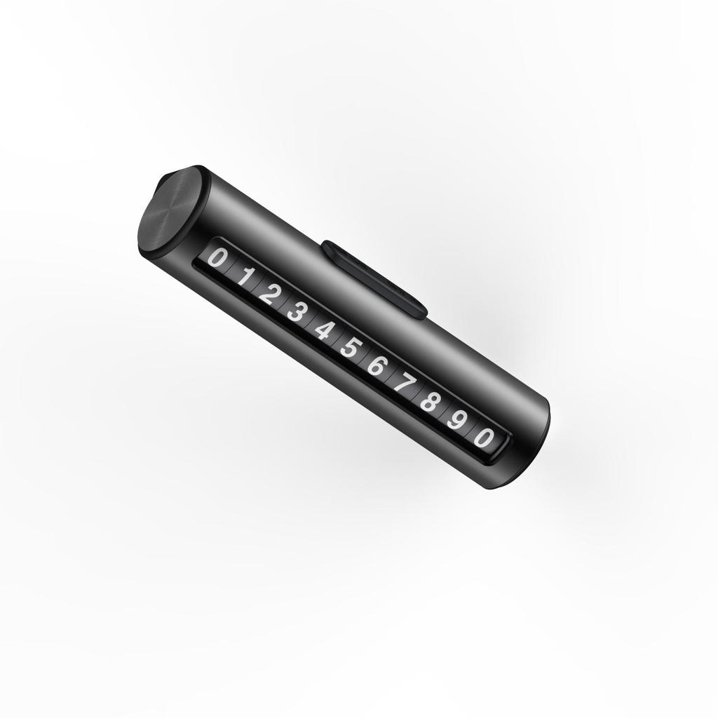 Indicator de confidențialitate temporară pentru parcare imprimabil: Număr de telefon montat pe mașină și plăcuță de înmatriculare DIY