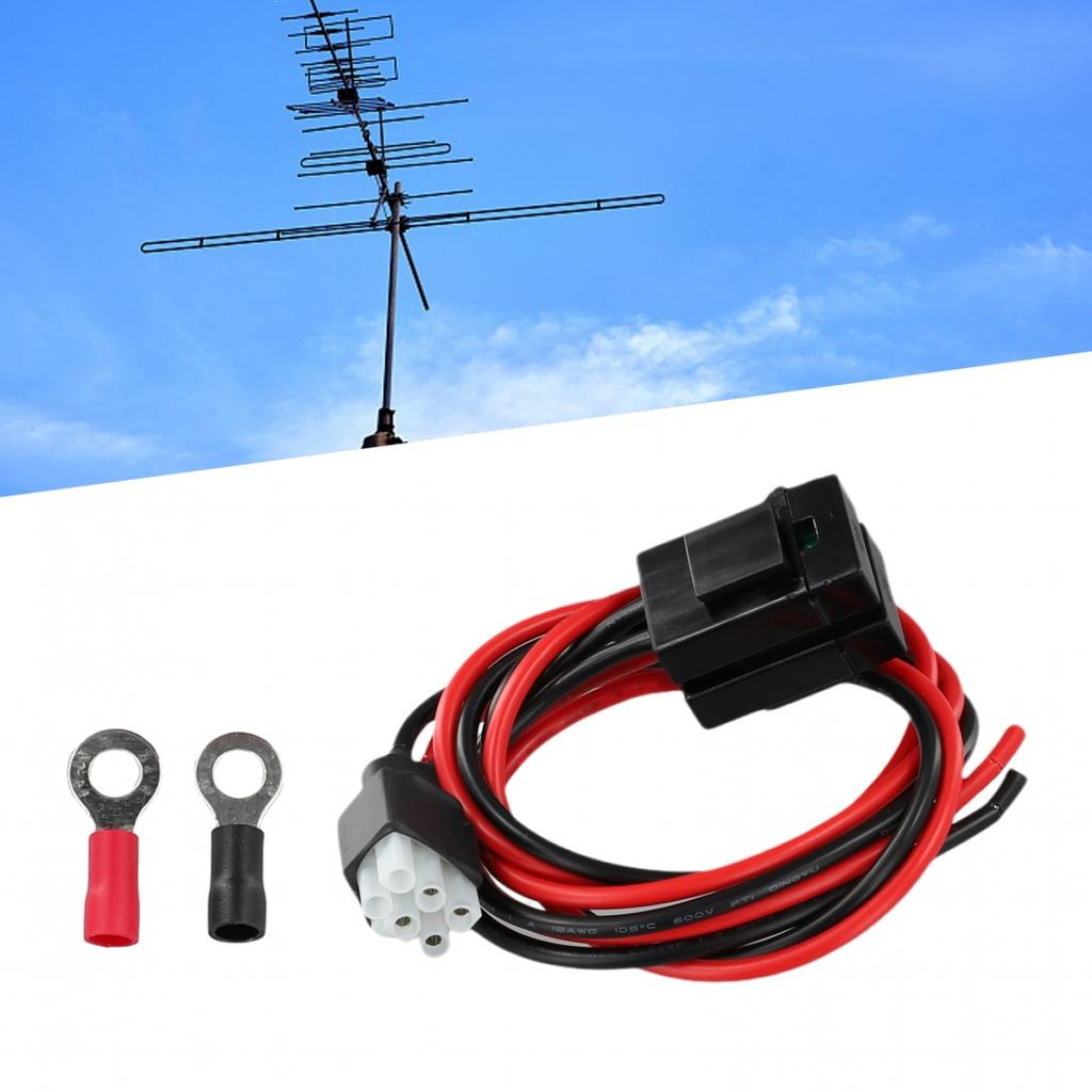 6-Pin DC Power Cable 30Amp For Radio TS-50s TS-60s TS-140,TS-440,TS-450