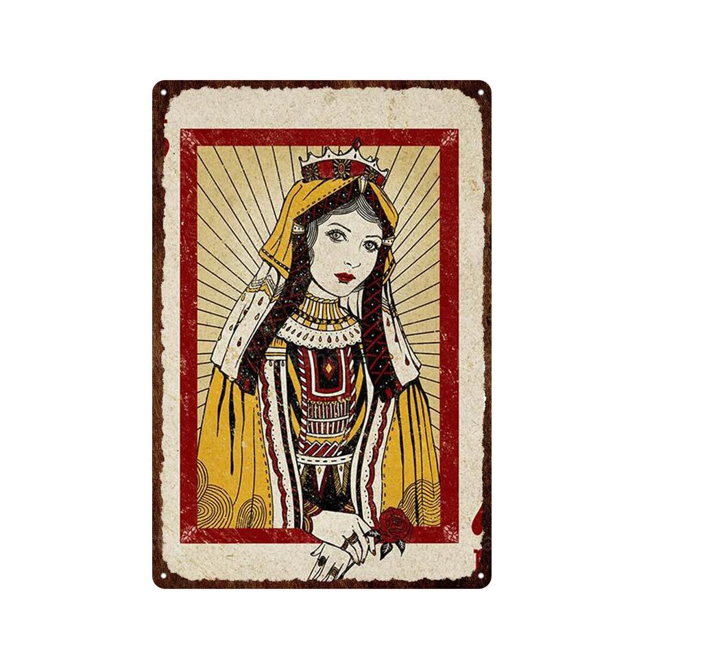 Poker Shabby Vintage Posters Music Piano Guitar Metal Plate Tin Sign Different Style Wall Decor Iron Painting Poker Decor Art