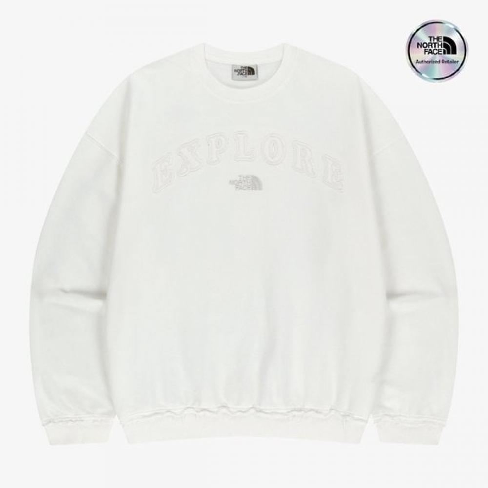 The North Face White Label Explore Sweatshirt Nm5ms08l IVORY/085
