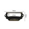 Label Pull Handle Frame Holder Iron Jewelry Box Retro