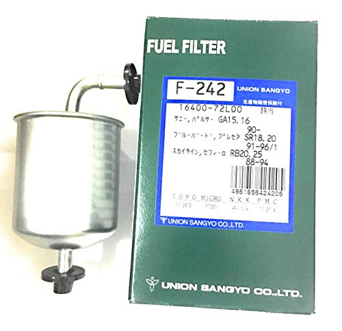 

Union Sangyo Fuel Filter Skyline GT-R [BNR32 / BCNR33 / BNR34] R32 Skyline [FR32 / HR32 / HCR32 / HNR32 / ER32 / ECR32] Fuel Element F-242