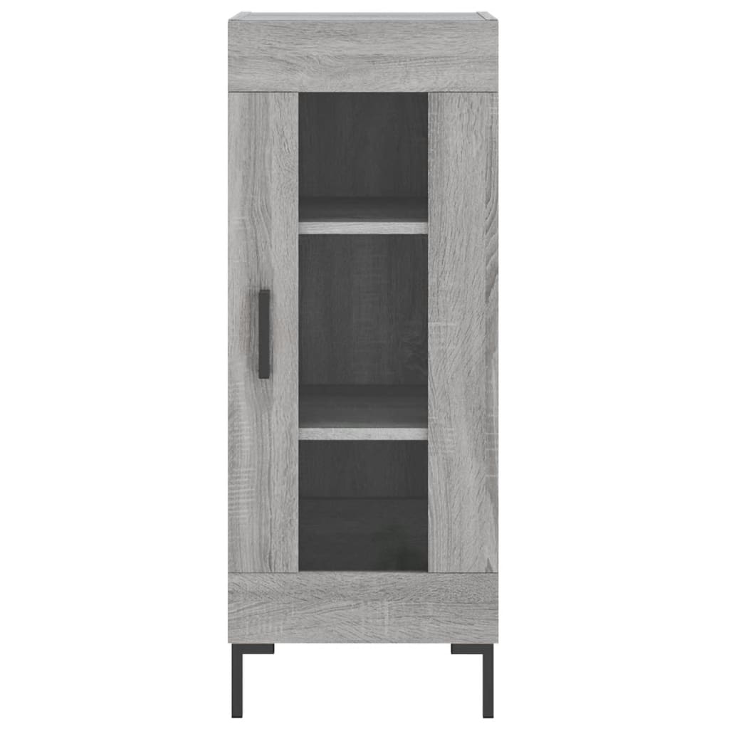 Sideboard Gray Sonoma 34.5 X 34 X 90 Cm Particleboard