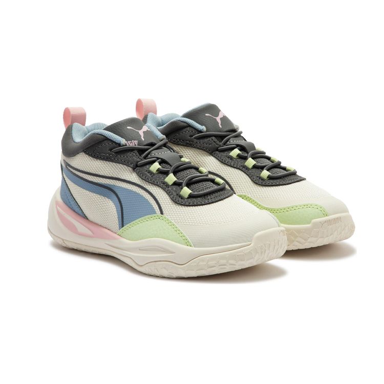 Puma Playmaker Ac Comfortable Versatile Low-Top Kids Casual Shoes Kids Casual Shoes Light-Green 387354-03