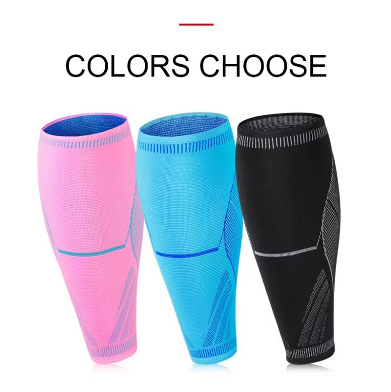 High Quality Soft Ronaldo Shin Guard Honeycomb Compression Sleeve for Football Soccer Leg Guards and Warmers чёрный