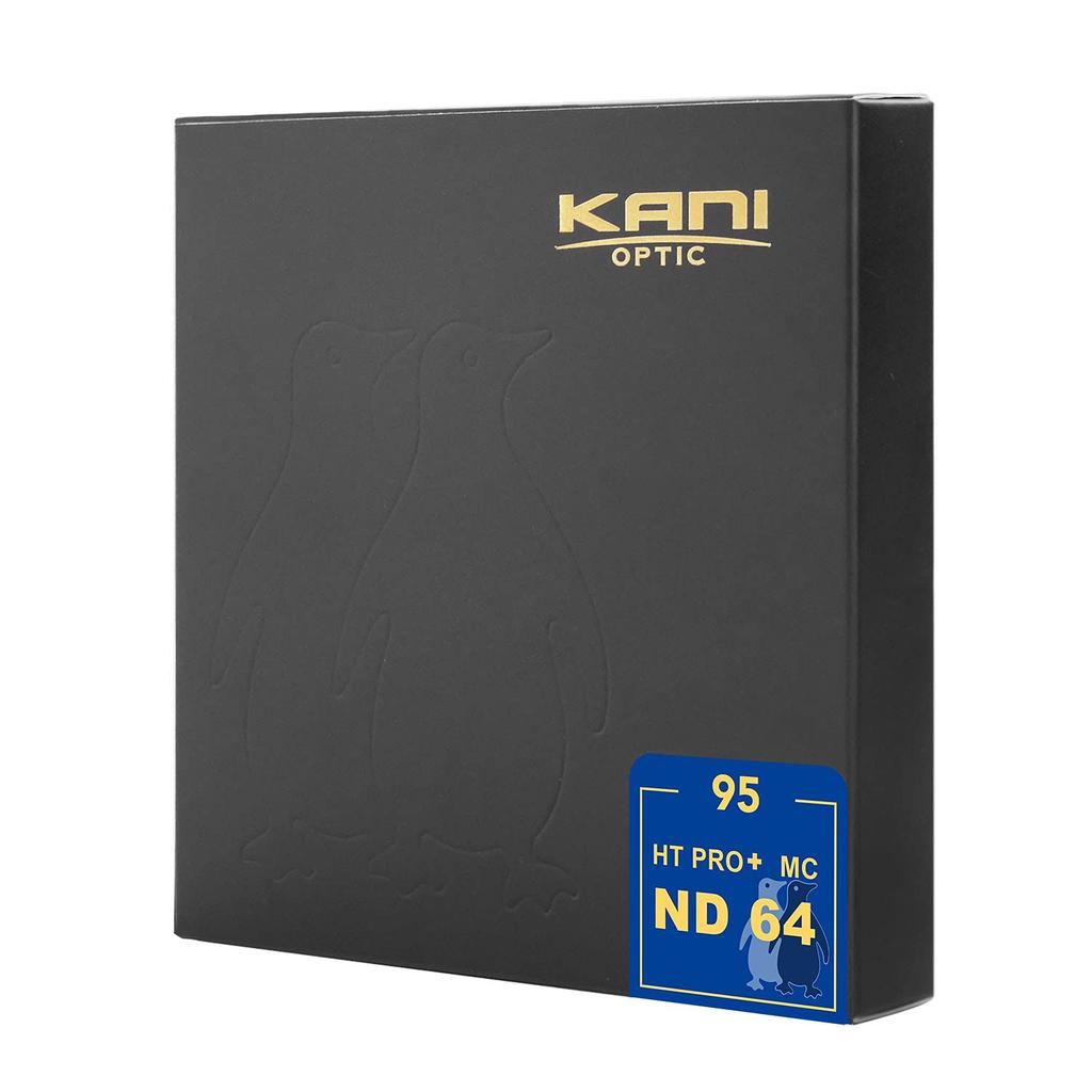 KANI 95mm ND-Filter HT MC helle Farbstiche gering dünn und 805812 PRO+ ND64, 6-Blenden-Reduzierung, Unterdrückung, Reflexion, Rahmen, wasserabweisend,