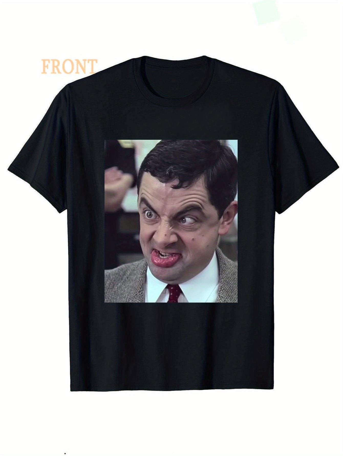 Men s & Women s Mr. Bean Comic T-Shirt - Iconic Bean Face & Character Design S
