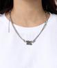 Cream Soda Lab Block Initial Mixed Chain Necklace