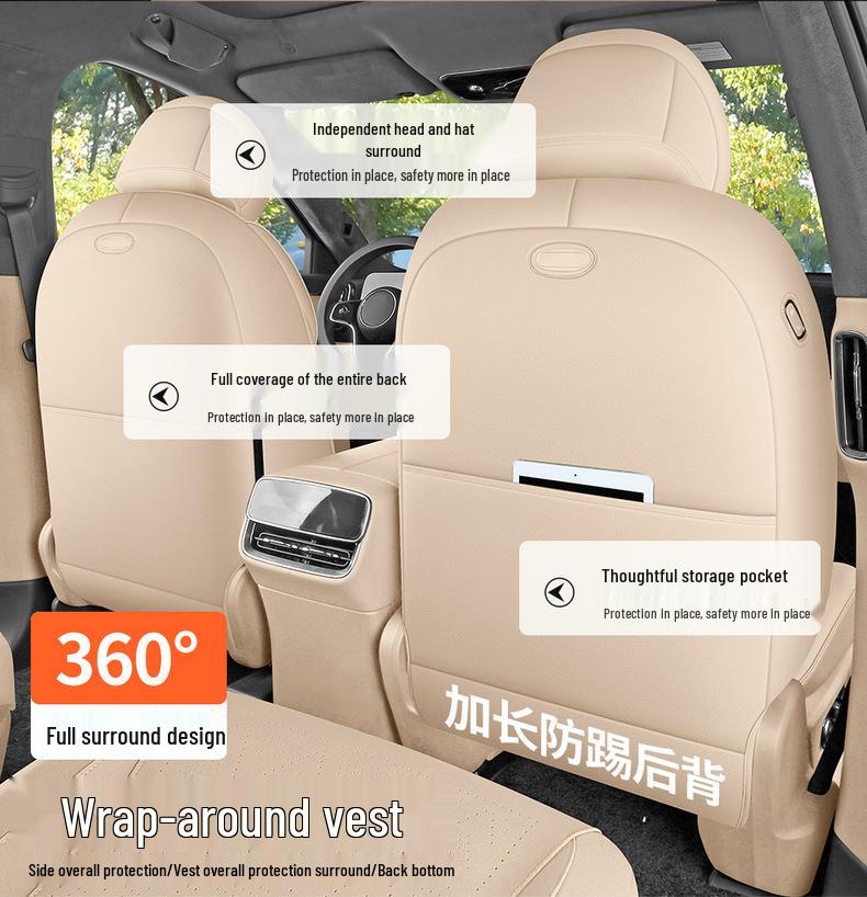 Wenjie M9 Suede Perforated All-Season Seat Cushions