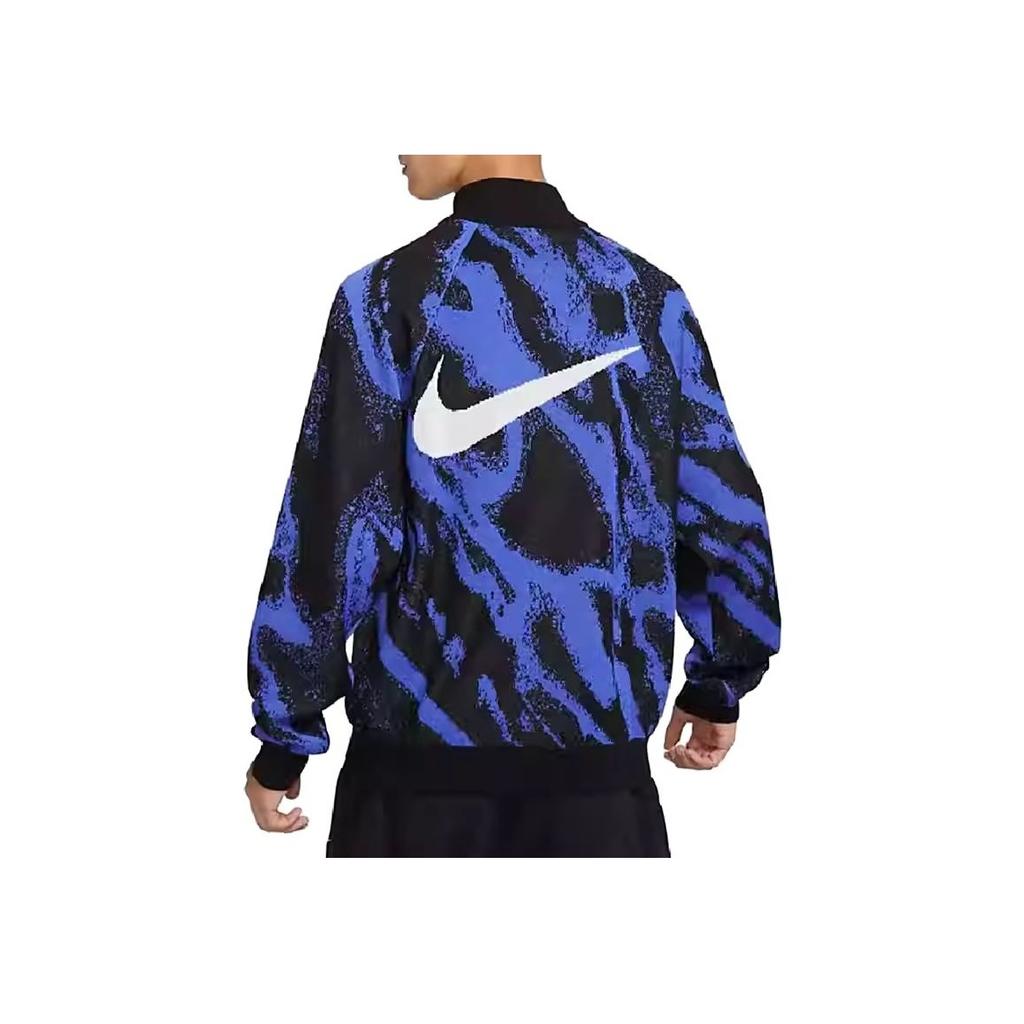 Nike Logo Knitted Warm Pullover Half High Neck Sweatshirt Men sweatshirt Blue FB7842-411