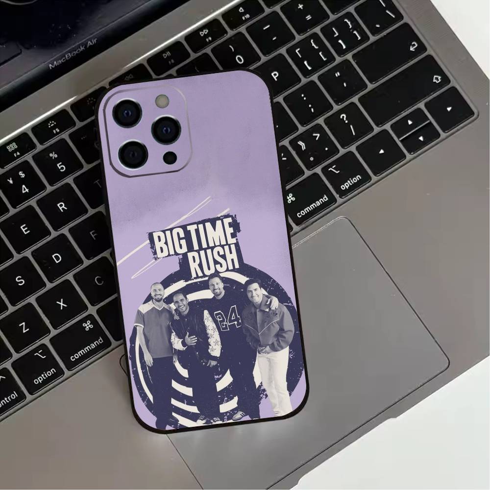 TV Drama B-Big Time Rush  Phone Case For iPhone 17,16,15,14,13,12,11 Plus,Pro Max,XS,Soft Silicone Black Cover