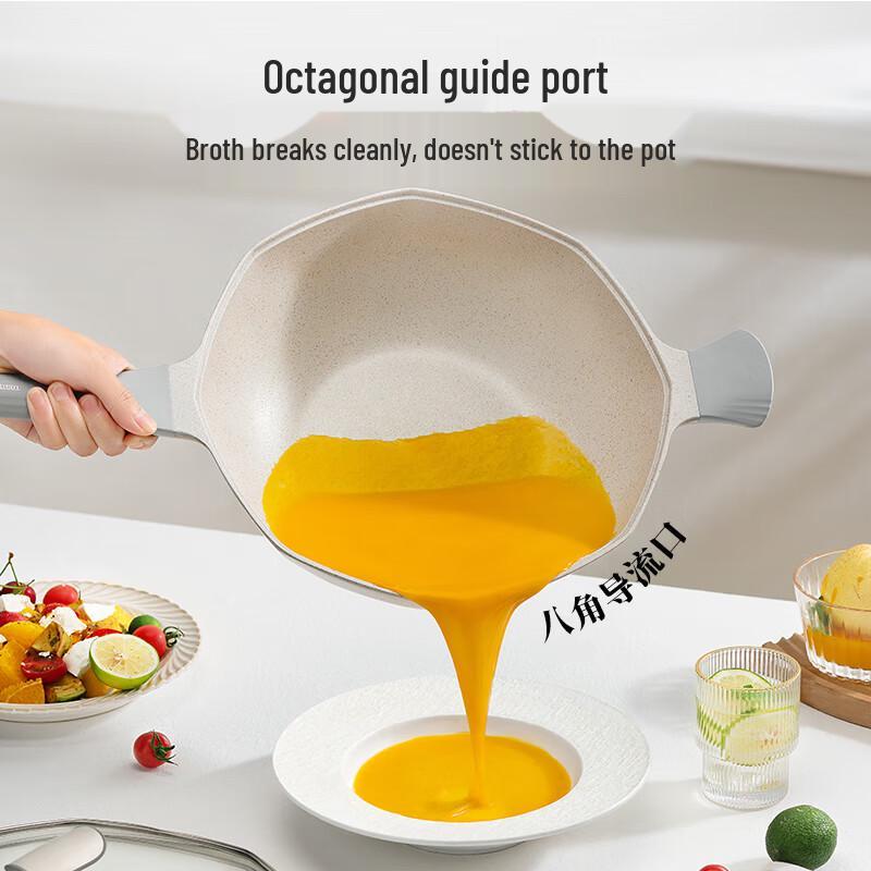 ASD Crystal Octagonal Non-stick Wok