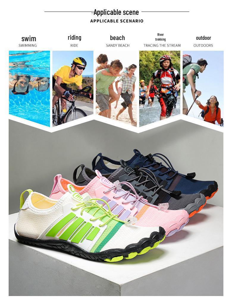 Chaussures de Plage et de Fitness Antidérapantes Respirantes pour Couples - Semelle Souple, Port Extérieur et Décontracté