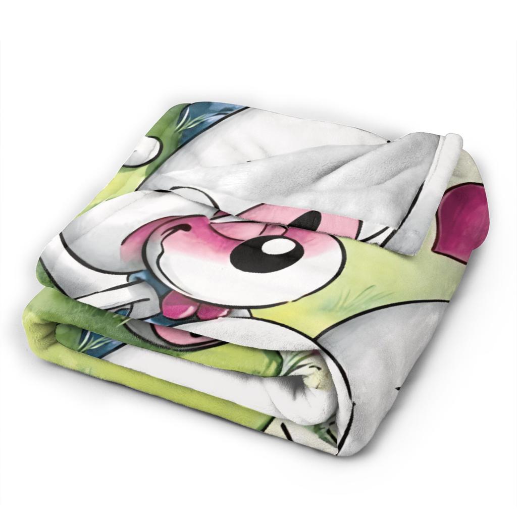Diddl Cartoon (8) Blanket Quality Super Soft Throw Blanket Winter Airplane Travel Living Room Fluffy Bedspread
