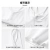 Summer integrated solid color suspender small vest with chest pad, female sexy beautiful back short, sleeveless top can be worn outside