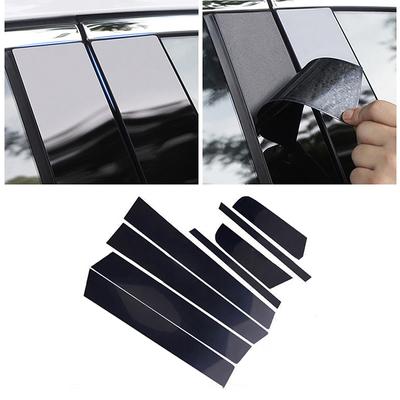 Car Window Pillar Posts Door Trim Cover Stickers Decal for Mazda 3 Axela 2006-2012 Exterior Accessories
