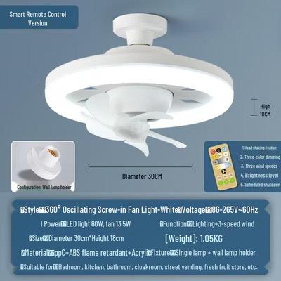 Oeny Smart Ceiling Fan with LED Light