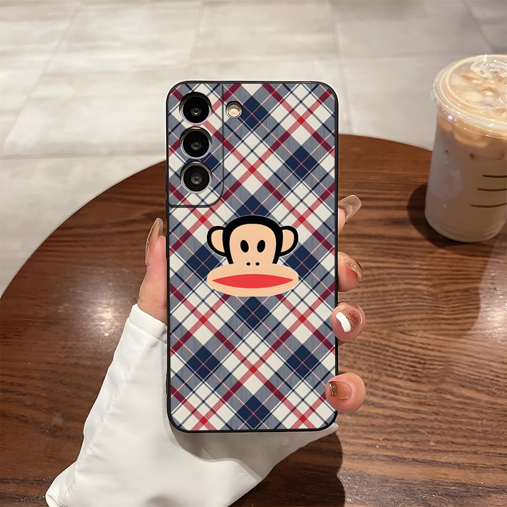 Fashion Logo P-Paul F-Frank Phone Case For Samsung S26 S24 Ultra S25 S23 Fe S22 S20 S21 Plus A54 A34 A53 A16 Back Cover