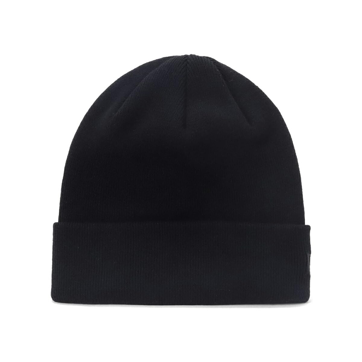 

Cuff Knit Hat Cotton Plain Black FREE BASIC COTTON CUFF KNIT BLK [New Era]