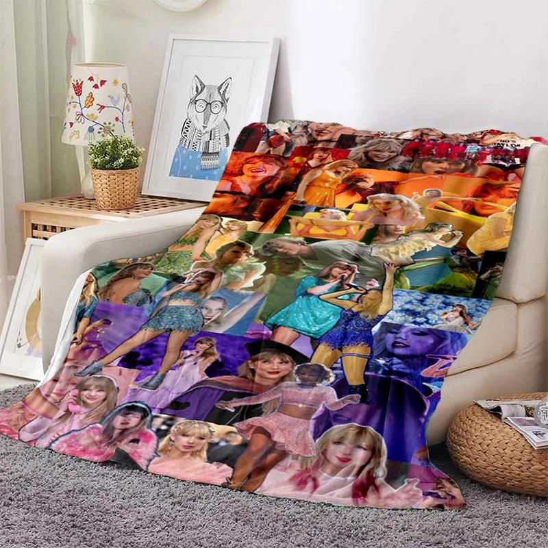3D S-Swift Fashion Blanket,Soft Throw Blanket for Home Bedroom Bed Sofa Picnic Travel Cover Blanket Kids Gift
