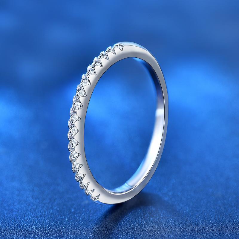925 Sterling Silver Galaxy Ring Women's Moissanite Diamond Ring Fashion Ring Jewelry