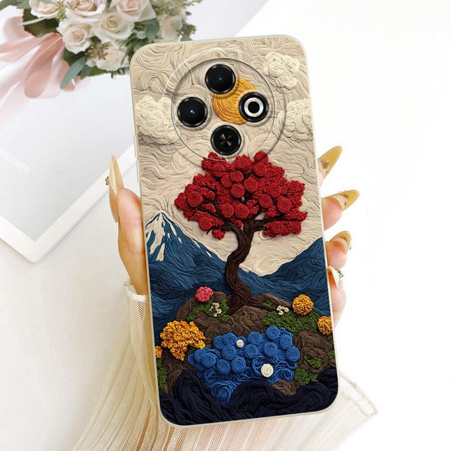 For Tecno Spark 30C  Pro Case Shockproof Soft Silicone Matte Back Cover For Tecno Spark30 30 C  Phone Cases New Design Couqe