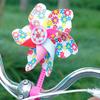 Bike Handlebar Pinwheel Easy to Install Colorful Decoration Bike Accessory for Kids Pushchair Bicycle Scooter Tricycle Windmill