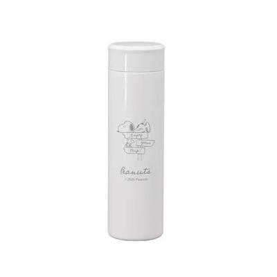 PEANUTS Snoopy Lightweight Stainless Steel Bottle (enjoy Your Trip) Japan NEW