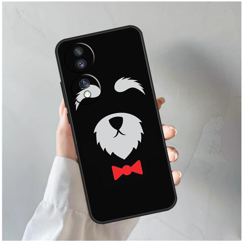 Schnauzer Puppy Dog For Honor Magic 5 6 7 8 Pro Case For Honor 200 400 Lite 50 70 90 X8c X8b X9a X9b X9c X9d Win