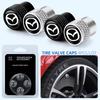 4pz Tappi Stelo Valvola Pneumatico Ruota Auto Copri Stelo Per 2 3 6 5 Axela Atenza CX 5 CX3 323 Emblemi Accessori