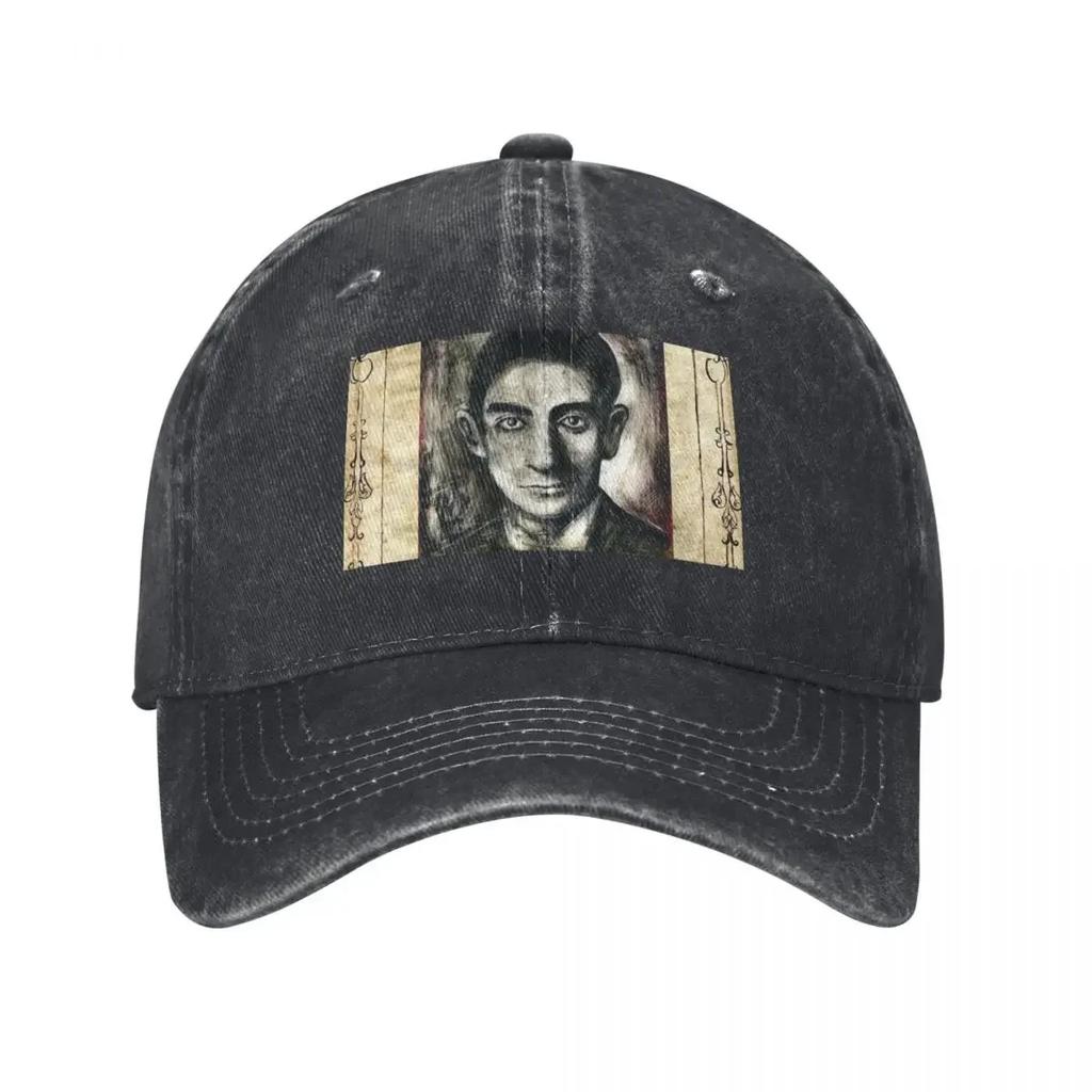 Franz Kafka Baseball Cap Hiking Hat Party Hat Black Sports Cap Womens Hats Unisexs