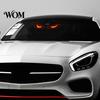 Vibration Sensor Car Light Solar Devil Eyes for Windshield, Window Warning Sign with Three Smart Modes, Custom Exterior Decoration LED Digital Panel,