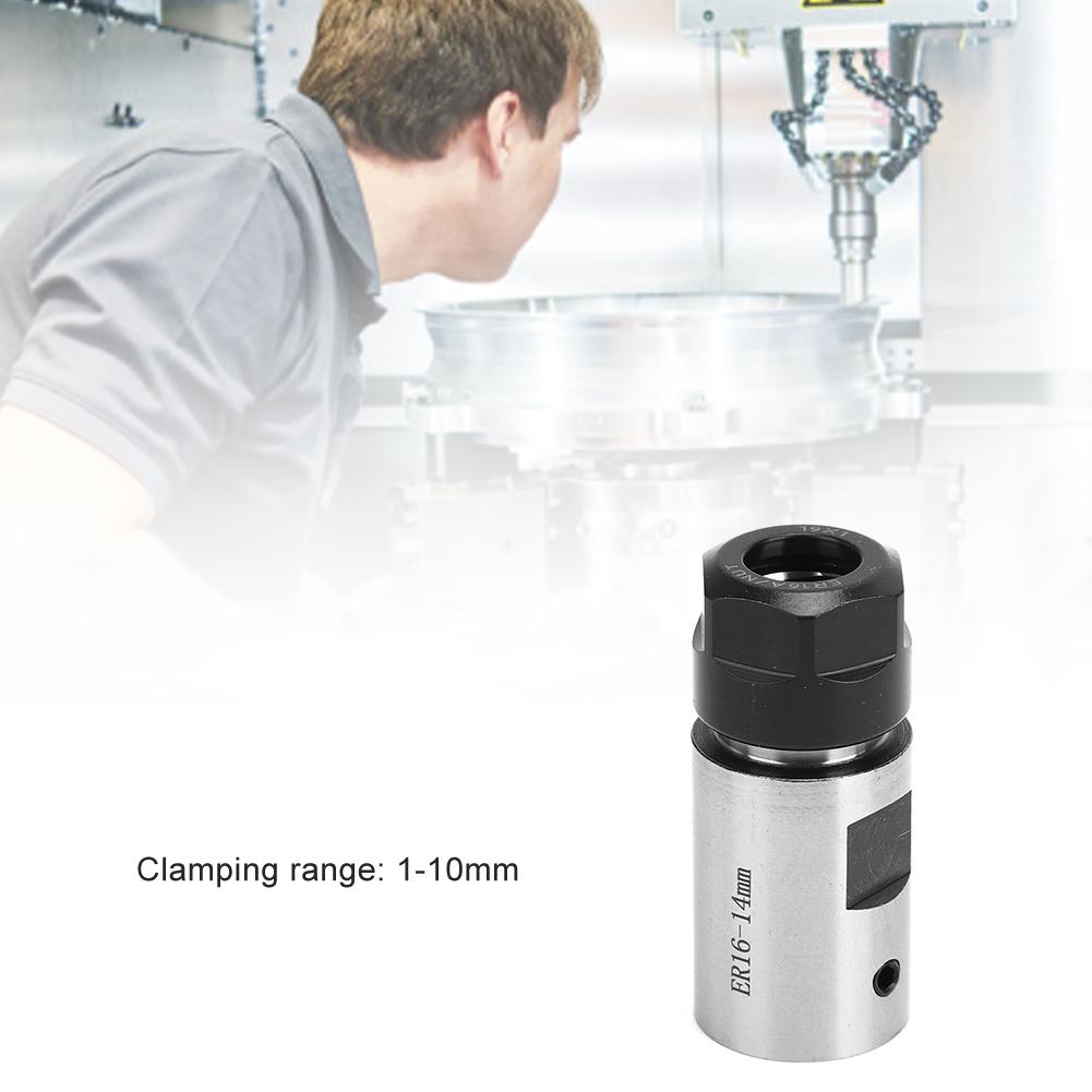 C20 ER16 14MM Collet Chuck Tool Holder Motor Shaft Clamping Tool Bar Milling Lathe Tool