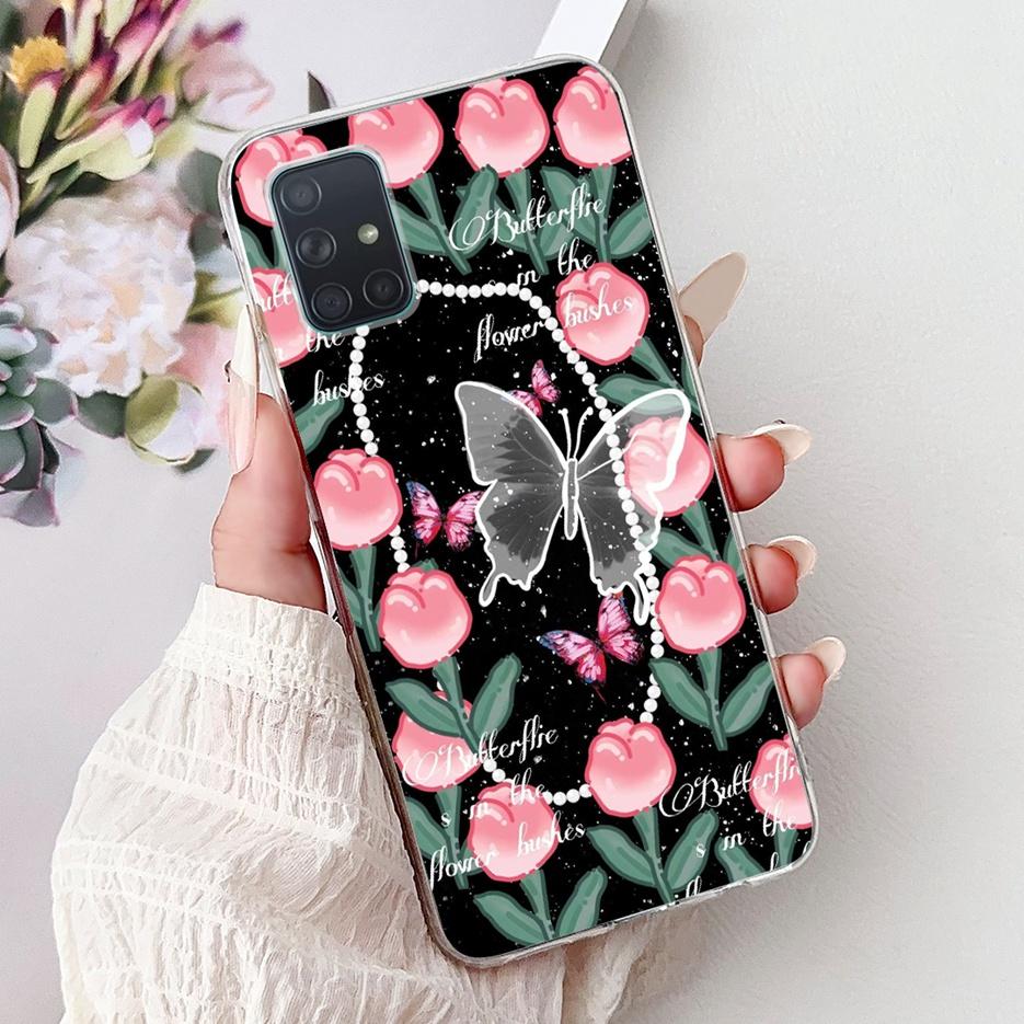 For Samsung Galaxy A31 A51 A71 Case A315F A515F A715F New Luxury Painted Cover Soft Silicone Case For Samsung A51 A 31 71 Fundas
