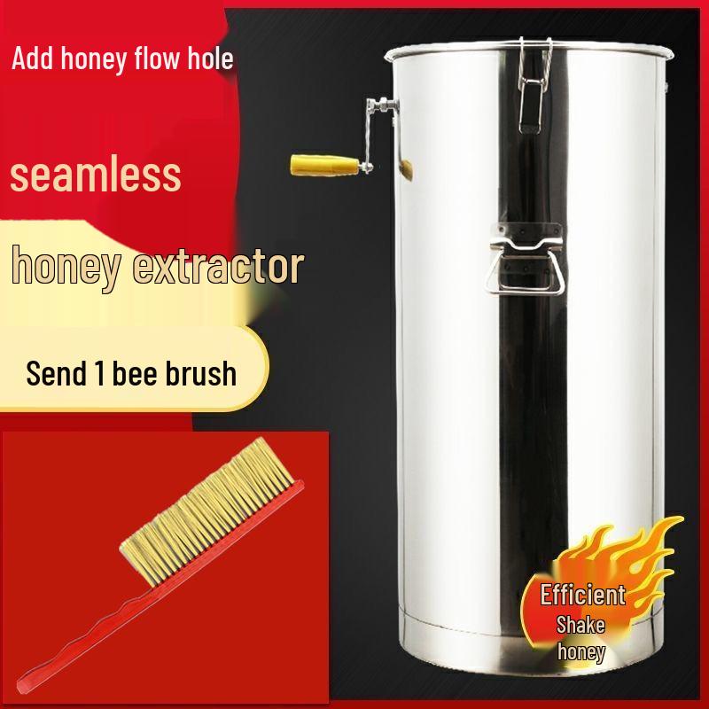 Thickened Stainless Steel Honey Extractor & Spinner Set for Beekeeping