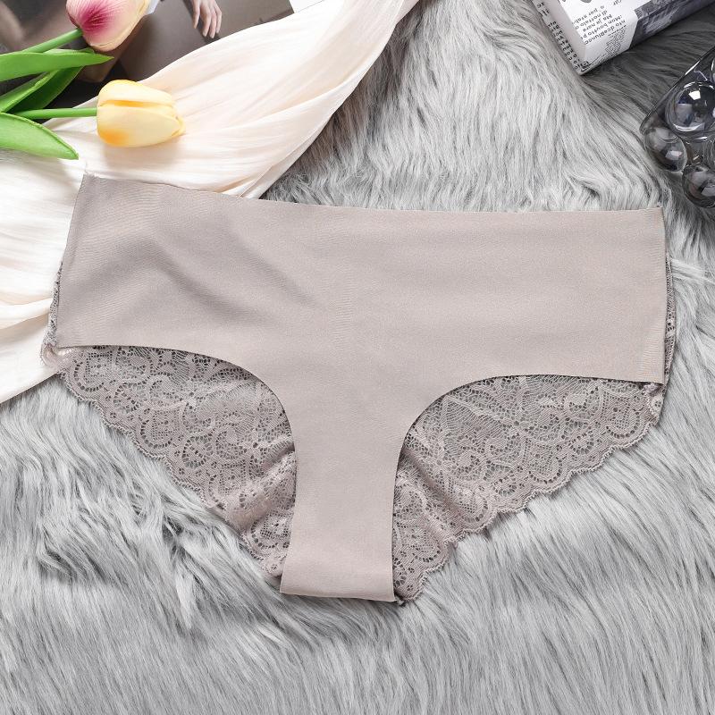 Lenjerie intimă nouă din dantelă fără cusături pentru femei, sexy, cu talie joasă, transparentă, chiloți respirabili, chiloți solizi invizibili, chiloți ușori, lenjerie intimă moale și confortabilă, obraznică