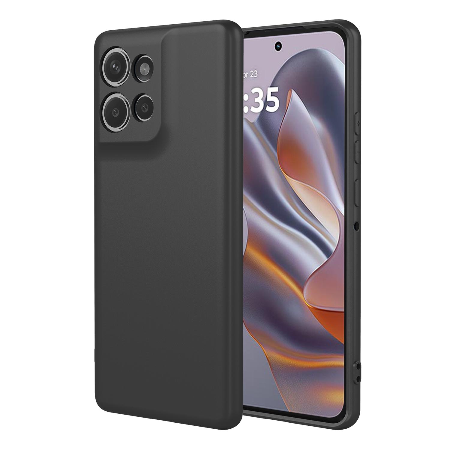 

Phone Case For Motorola Edge 50 Neo 5G/Moto S50 5G/ThinkPhone 25 5G Soft TPU Shockproof Protective Cover Black