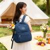 Nylon Oxford Canvas Backpack For Women With Zipper Closure And Inner Pockets For Daily Use