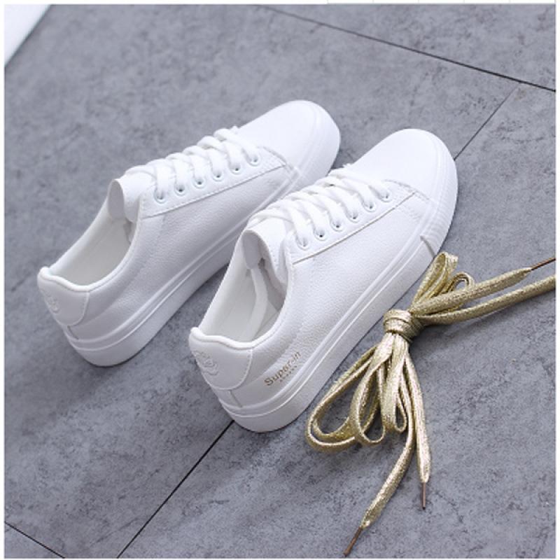 Spring and Autumn New White Shoes Female Casual Shoes